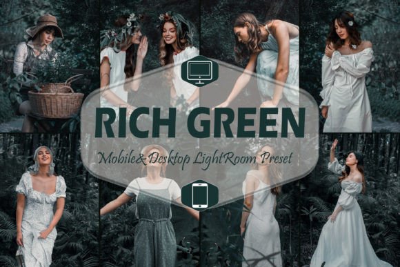 Download 16 Rich Green Lightroom Presets - Lightroom presets Collection