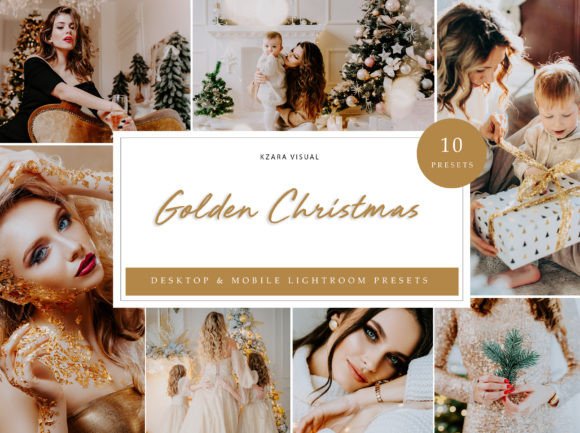 Download Golden Christmas-Lightroom Presets - Lightroom presets Collection