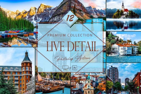 Download 12 Photoshop Actions, Live Detail Ps - Premium Resources
