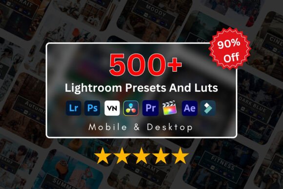 Download 500 Lightroom Presets &amp; Luts - Lightroom presets Collection