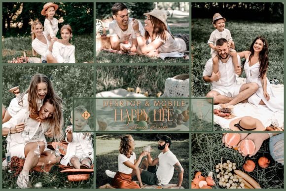 Download 12 Happy Life Lightroom Presets, Orange - Lightroom presets Collection