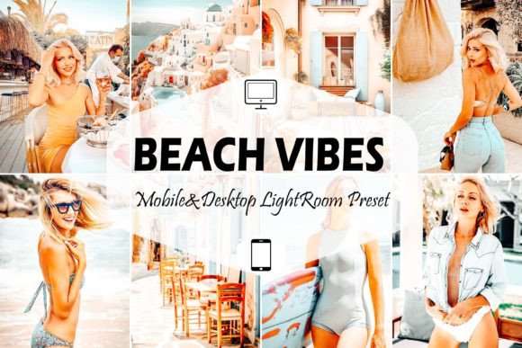 Download 10 Beach Vibes Lightroom Presets, Orange - Lightroom presets Collection