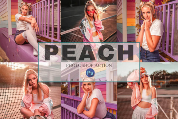 Download 6 Peach Photoshop Actions, ACR, LUT - Premium Resources