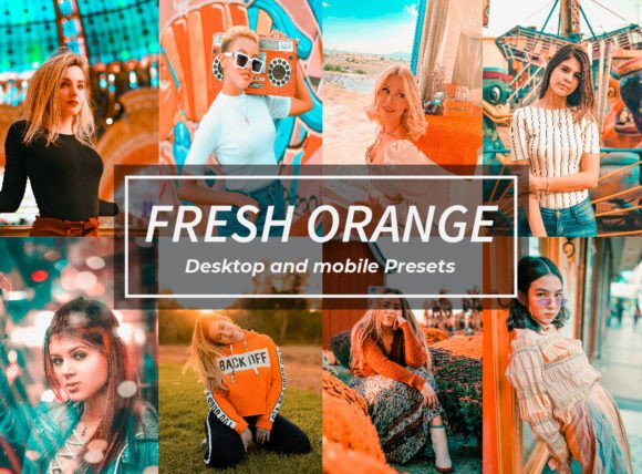 Download Fresh Orange Lightroom Presets - Lightroom presets Collection