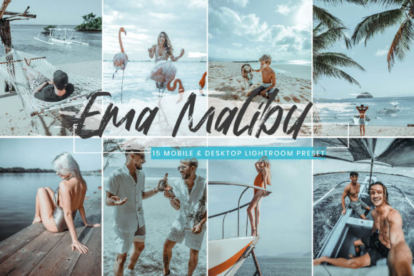 Download 15 Mobile Lightroom Presets Neo Malibu - Premium Bundle