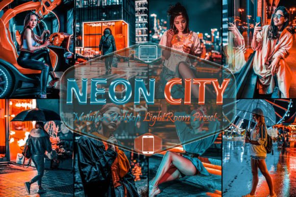 Download 12 Neon City Lightroom Presets, Urban - Lightroom presets Collection