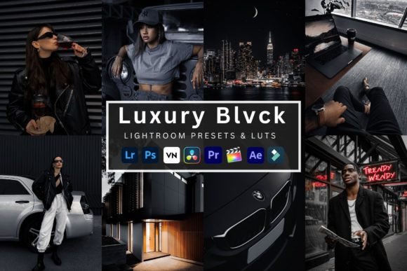 Download Luxury Blvck Lightroom Presets &amp; Luts - Lightroom presets Collection