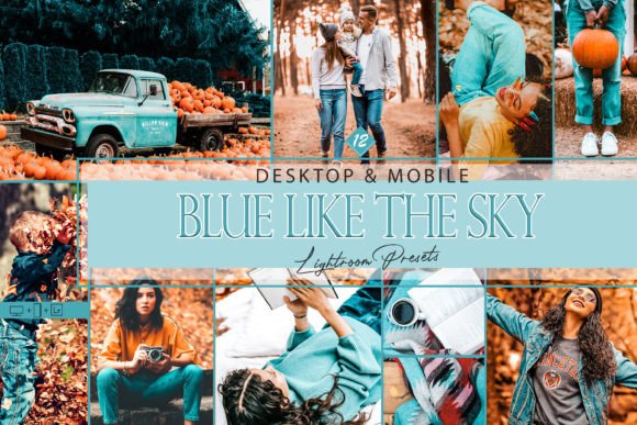 Download 12 Blue Like the Sky Lightroom Presets - Lightroom presets Collection