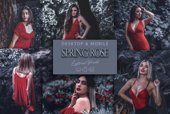 Download 12 Spring Rose Lightroom Presets, Green - Lightroom presets Collection