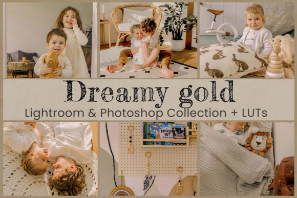 Download Dreamy Gold Lightroom Photoshop Actions - Premium Resources