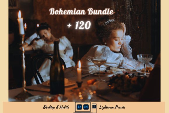 Download 120+ BOHEMIAN Lightroom Presets Bundle - Lightroom presets Collection