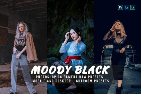 Download 15 Moody Black Lightroom Presets - Lightroom presets Collection