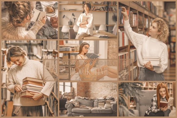 Download 12 Book Time Lightroom Presets, Orange - Lightroom presets Collection
