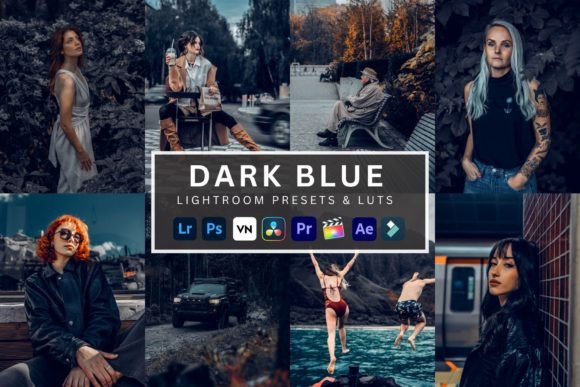 Download Dark Blue Lightroom Presets &amp; Luts - Lightroom presets Collection