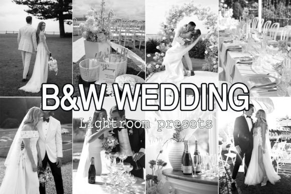 Download 18 Black White Wedding Lightroom Presets - Lightroom presets Collection